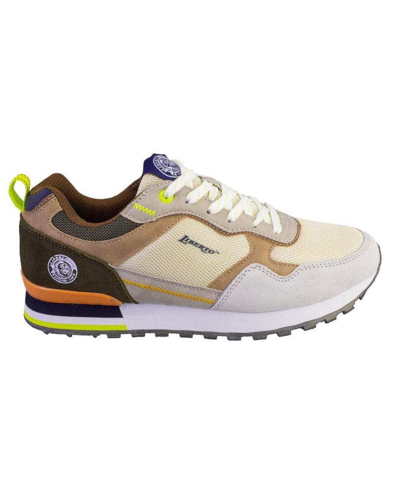 MARCA INEXISTENTE LIBERTO 2501 ZAPATILLAS CASUAL DE HOMBRE BEIGE