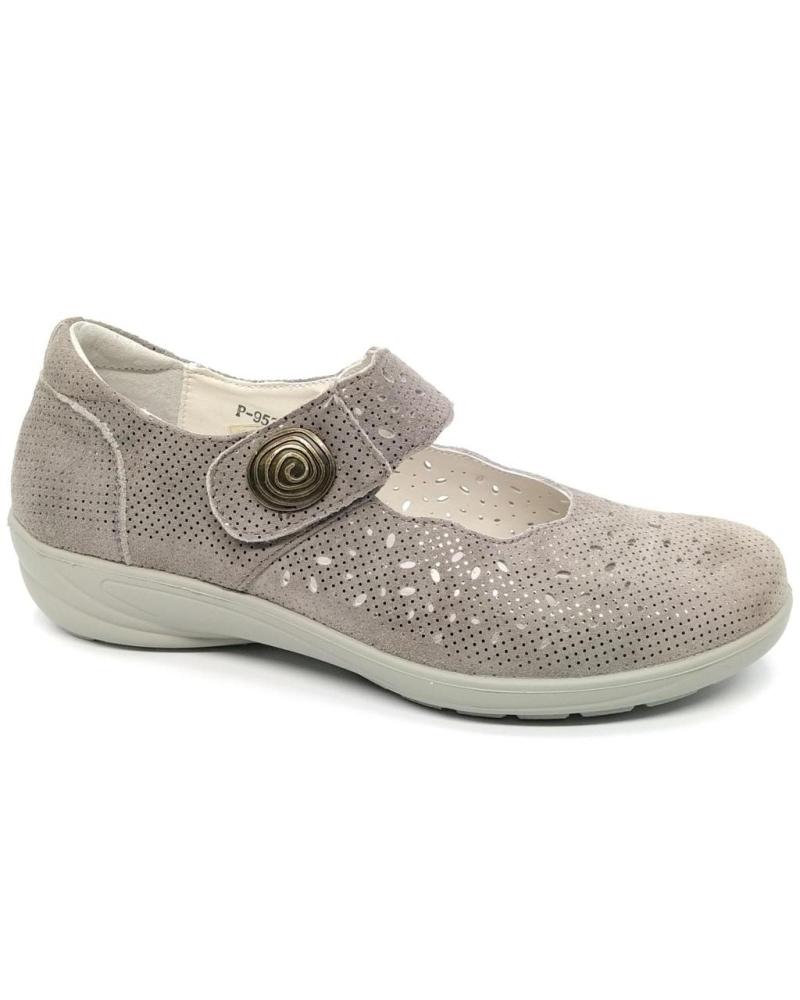 Bailarinas de Mujer G COMFORT MERCEDITAS P-9528 TAUPE GRIS