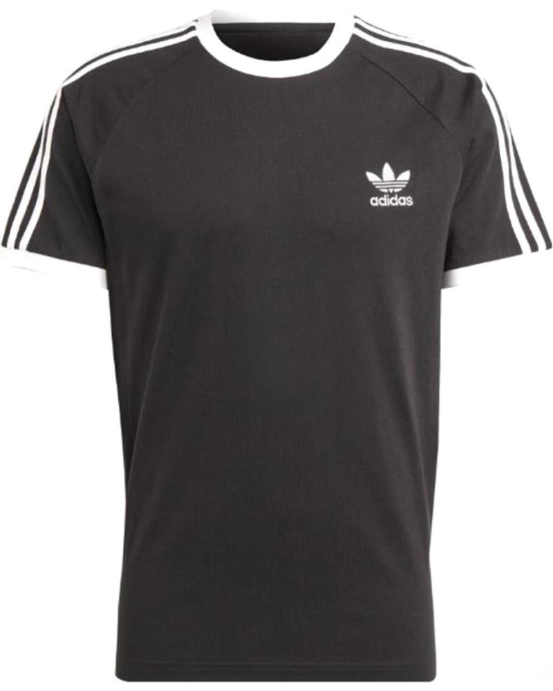 CAMISETA DE MANGA CORTA ADIDAS 3-STRIPES TEE NEGRA NEGRO