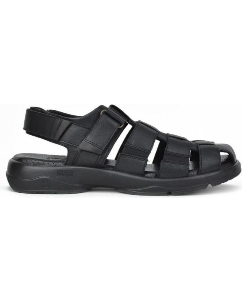 KANGAROOS SANDALIAS DE HOMBRE C628-11 PIEL NEGROPIEL NEGRO