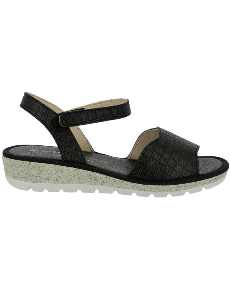 D`CUTILLAS SANDALIA DE MUJER DOCTOR CUTILLAS 35325 AUTOADHERENTE NEGRO