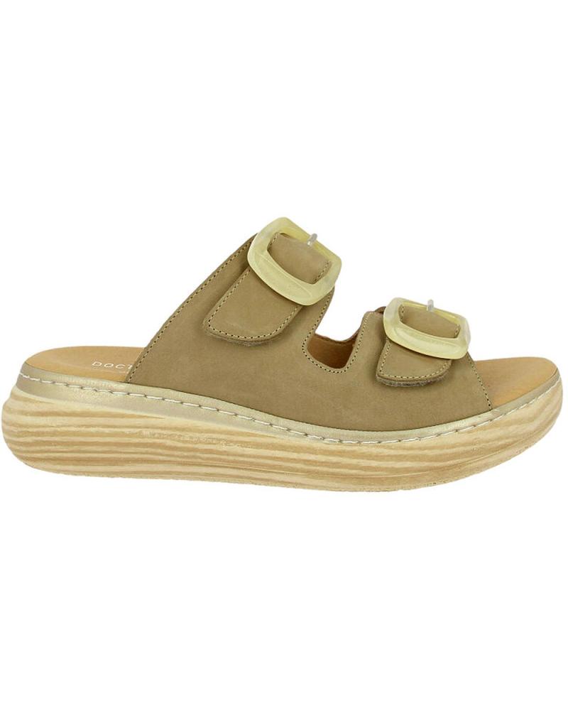 de D`CUTILLAS SANDALIAS PARA MUJER DOCTOR CUTILLAS 46020 AUTOADHERENTE TAUPE