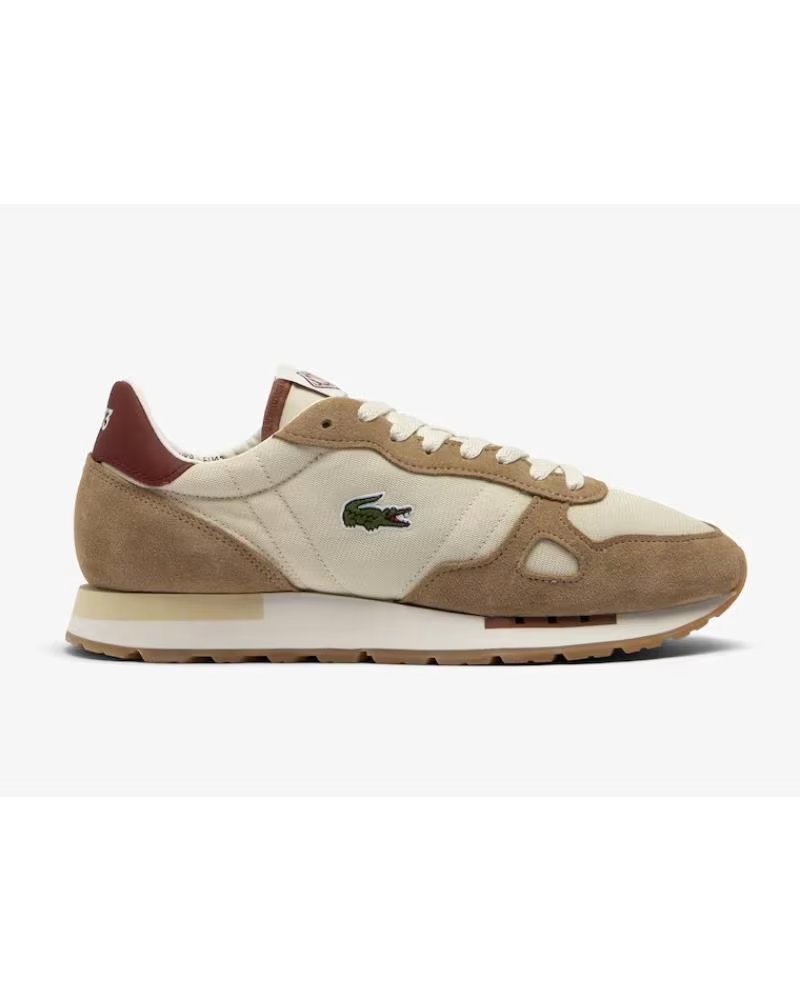Lacoste Deportivo Blanco Burdeos