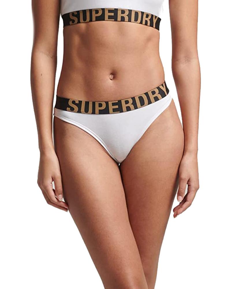 SUPERDRY BRAGUITAS W3110354A BIKINI BRIEF WHITE