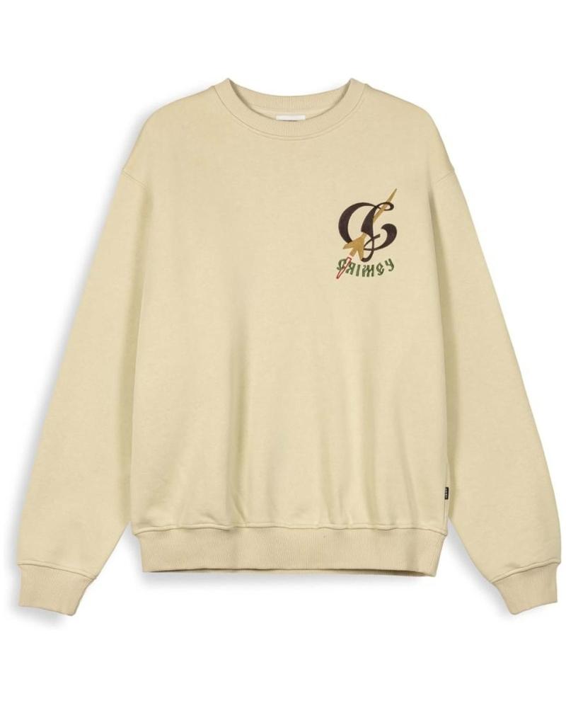 SUDADERA GRIMEY THE LOWER DEPTHS TOCHKA VINTA BEIGE CON ESTAMPADO GRÁFICO BEIGE