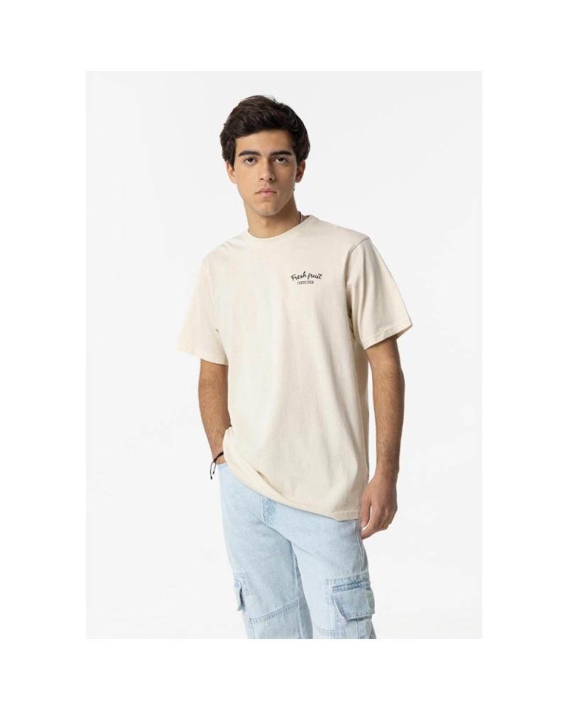 TIFFOSI CAMISETA MANGA CORTA ESTAMPADA 'JUICE TRUCK' 10054117 BEIGE BEIG