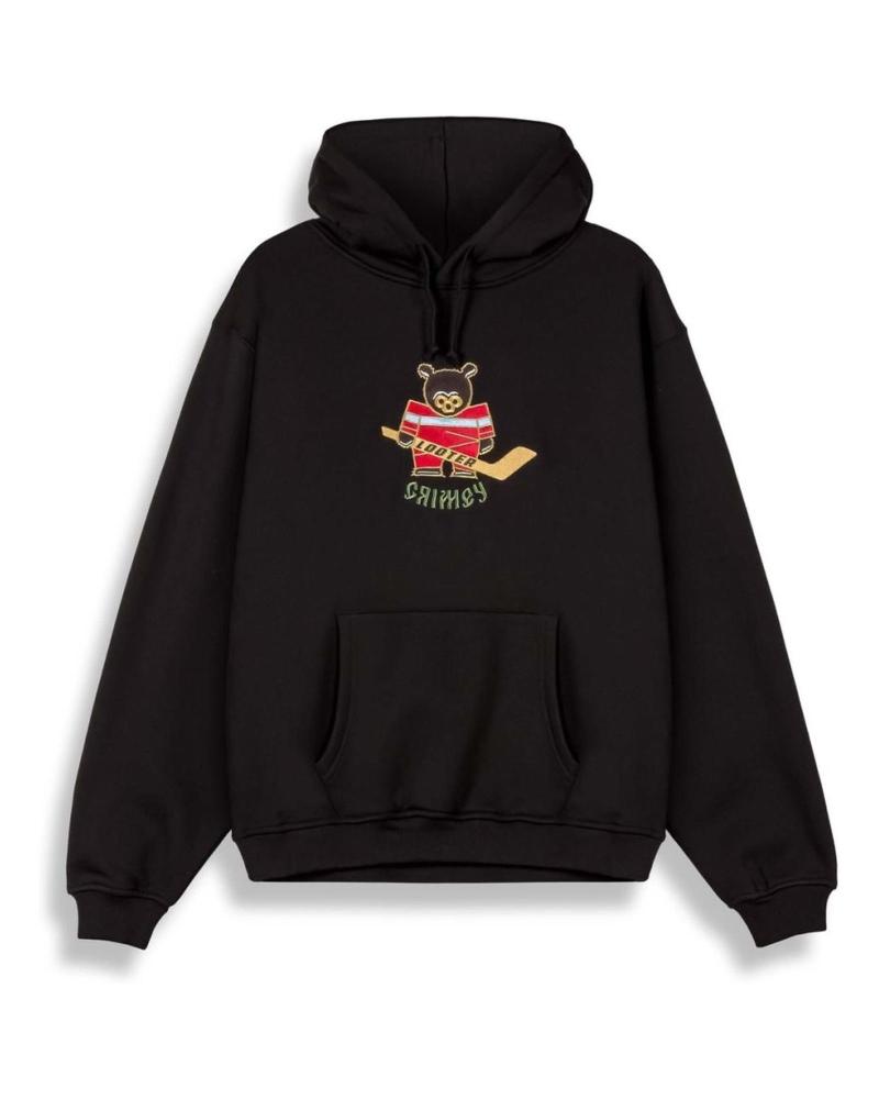 SUDADERA CON CAPUCHA GRIMEY THE LOWER DEPTHS VINTAGE HOODIE NEGRA NEGRO