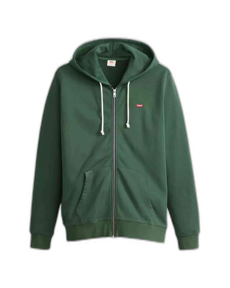 LEVI'S SUDADERA CON CREMALLERA VERDE VERDE