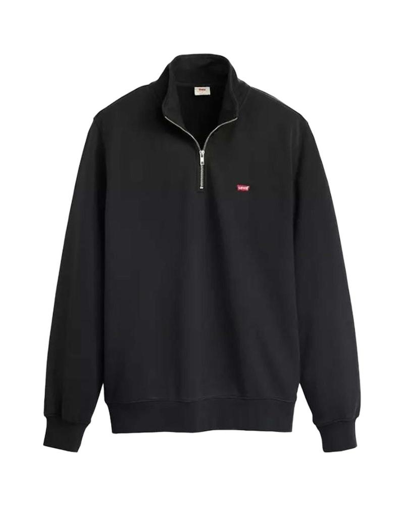 SUDADERA CON CREMALLERA LEVI'S NEGRA PARA HOMBRE NEGRO