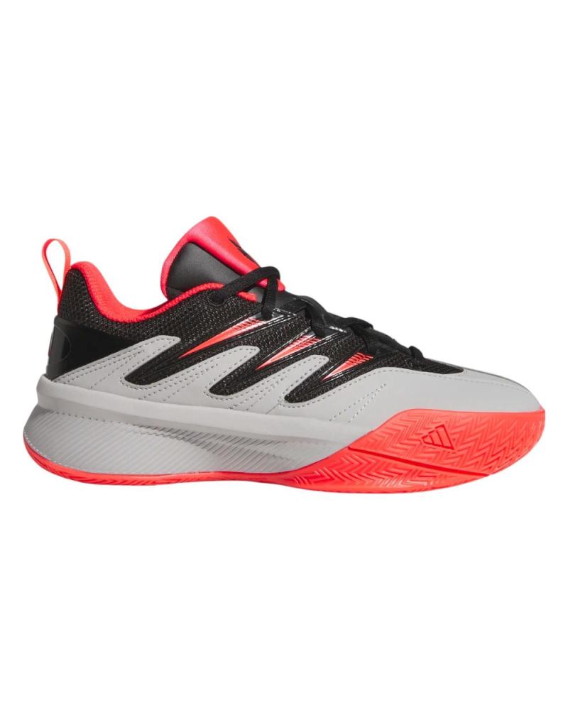 ADIDAS DAME CERTIFIED 3 JP7656 ZAPATILLAS BALONCESTO NIÑOS GRIS NARANJA NEGRO