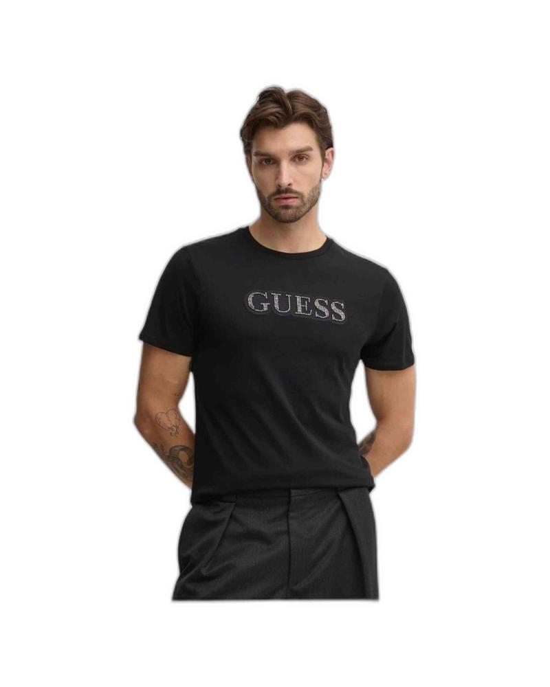 GUESS CAMISETA EMBELLISHED NEGRA NEGRO