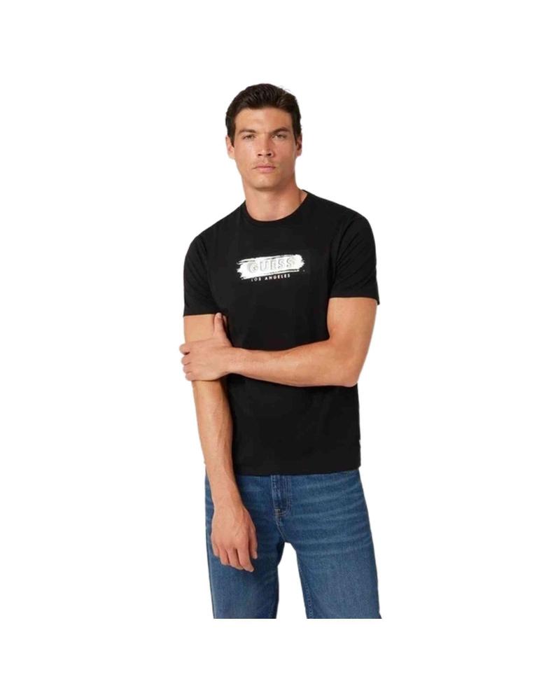 GUESS CAMISETA NEGRA METALLIC NEGRO