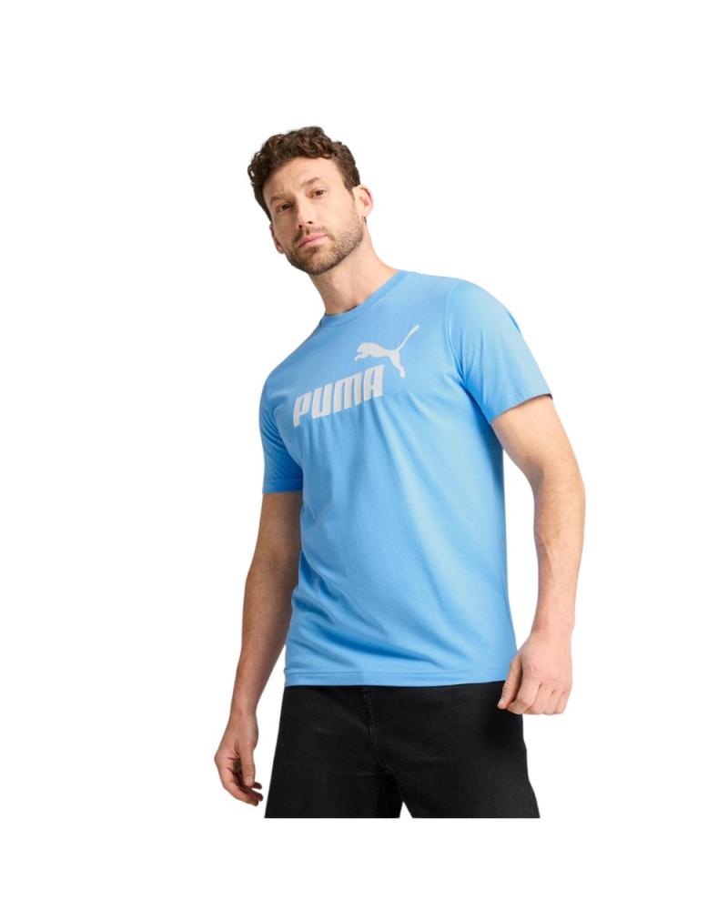 CAMISETA PUMA ESSENTIALS Nº1 LOGO 682533-57 CELESTE AZUL AZUL