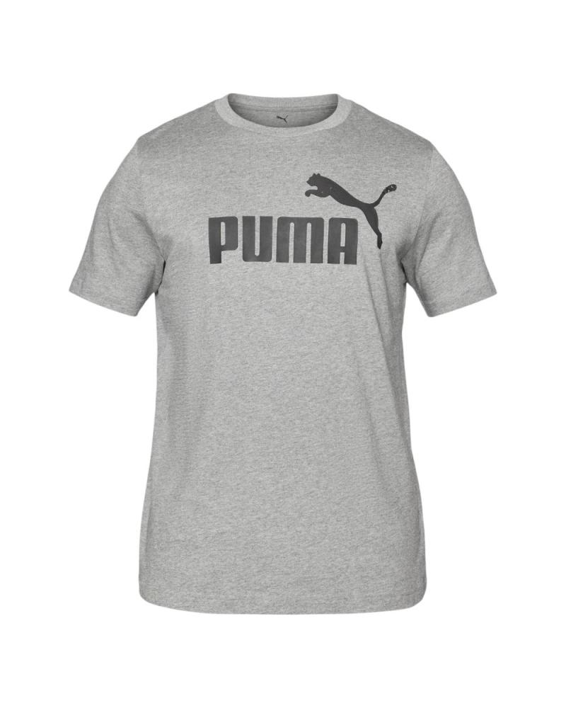 PUMA ESSENTIALS Nº1 LOGO - CAMISETA DE MANGA CORTA GRIS (REF. 682532-03) GRIS