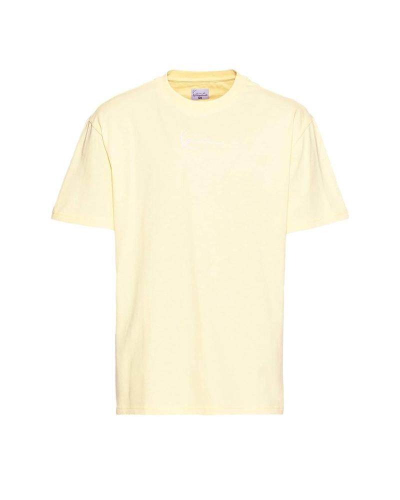 CAMISETA KARL KANI SMALL SIGNATURE ESSENTIAL AMARILLA MULTICOLOR