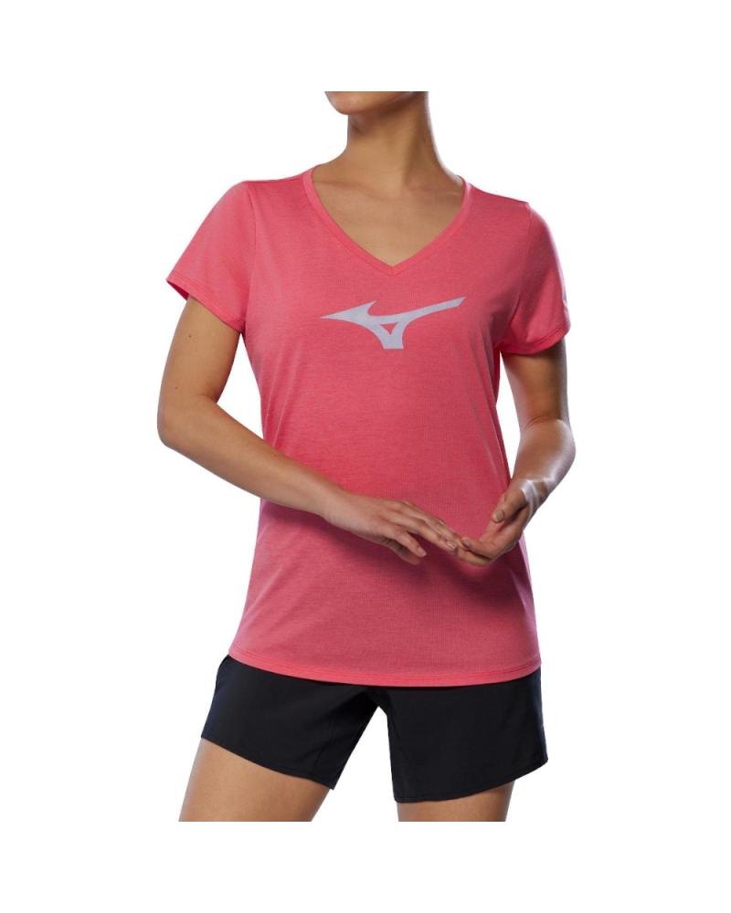 CAMISETA RUNNING MIZUNO CORE RB CAMELLIA ROSA J2GAC213-64 ROSA