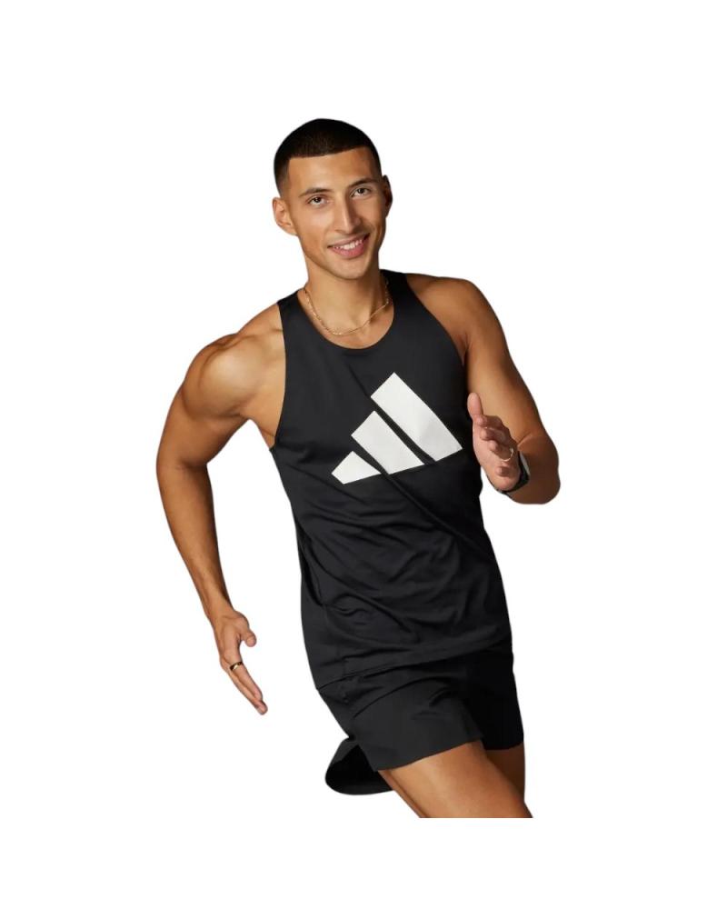 CAMISETA DE RUNNING SIN MANGAS ADIDAS RUN IT TANK IL7233 NEGRA PARA HOMBRE NEGRO