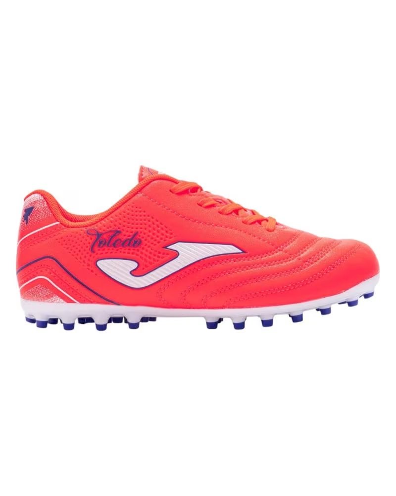 Joma Botas de Futbol Toledo para Ninos Unisex en Color Rojo