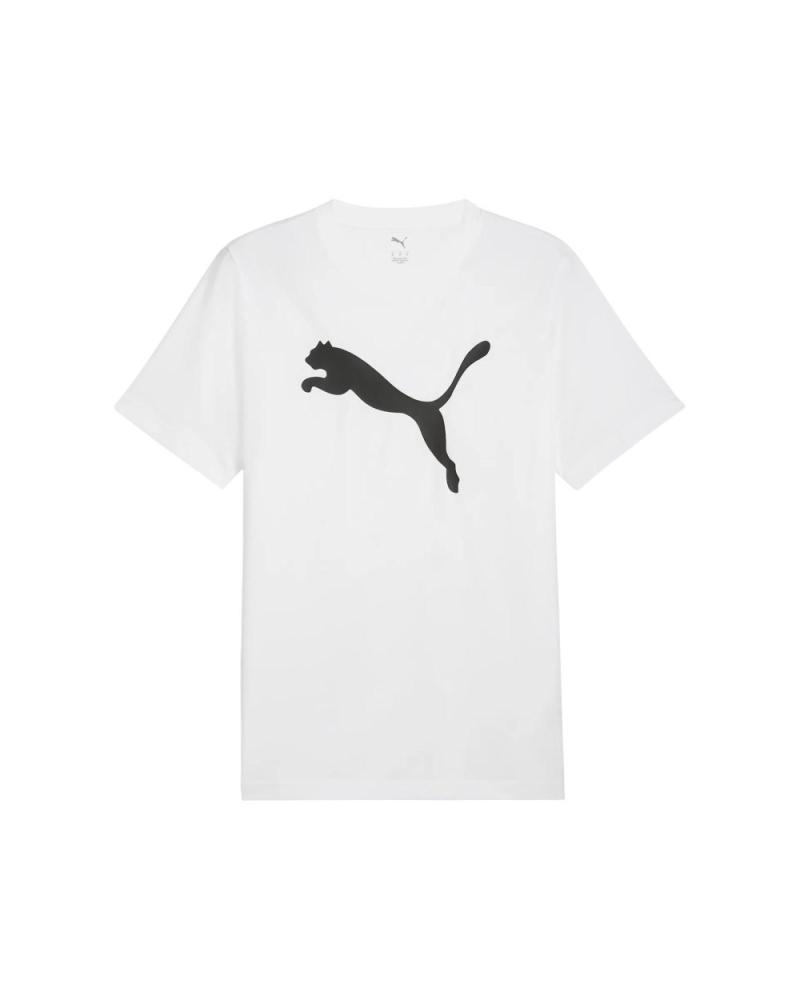 PUMA CAMISETA ESSENTIALS LOGO BLANCA 682536 CLARO