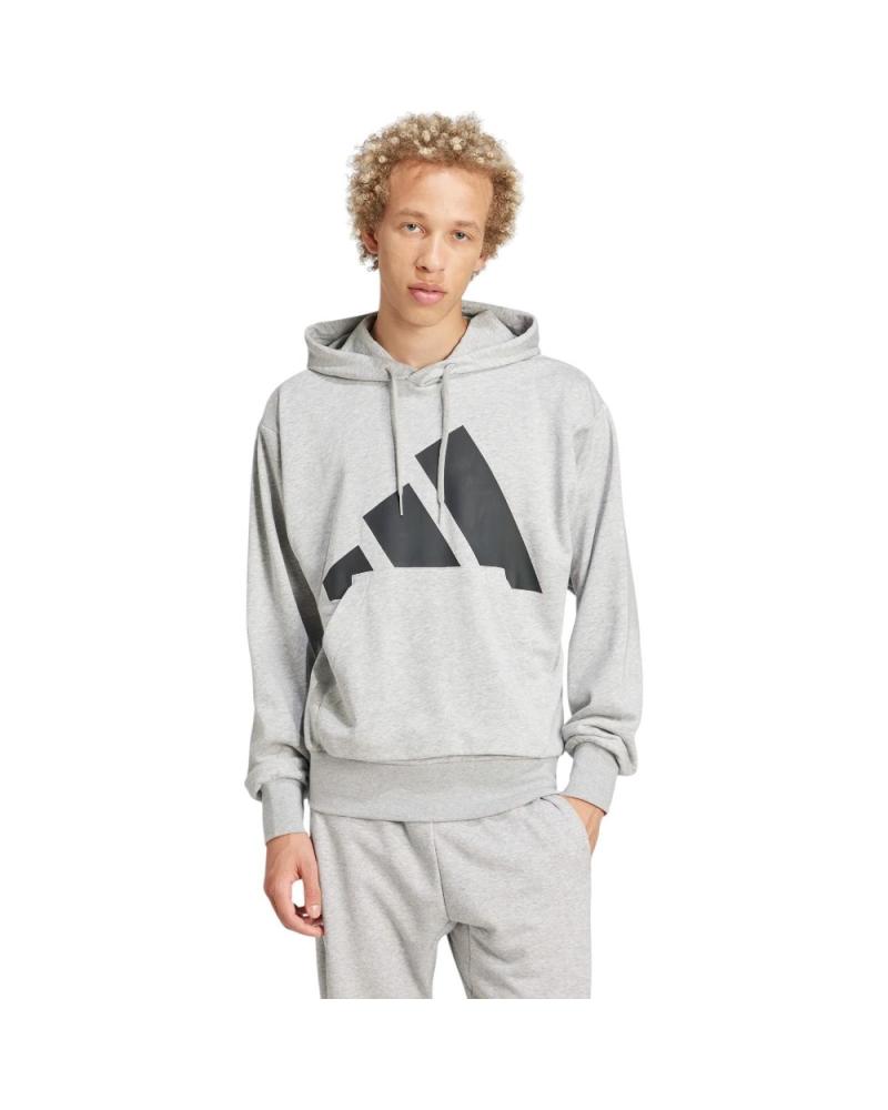 SUDADERA CON CAPUCHA ADIDAS FRENCH TERRY HD JE8889 GRIS GRIS