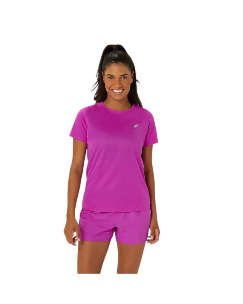 CAMISETA ASICS CORE SS TOP FUCSIA 2012C335-502 ROSA