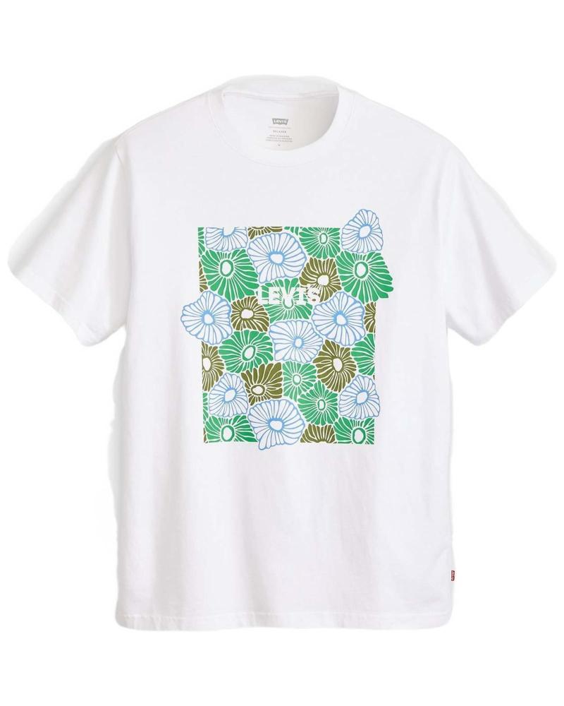 CAMISETA LEVI'S RELAXED BLANCA CON ESTAMPADO GRÁFICO BLANCO