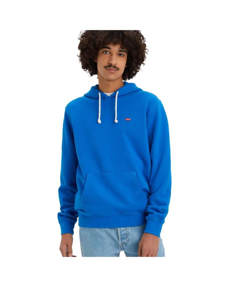 SUDADERA CON CAPUCHA LEVI'S HOODIE AZUL ELÉCTRICO PARA HOMBRE AZUL