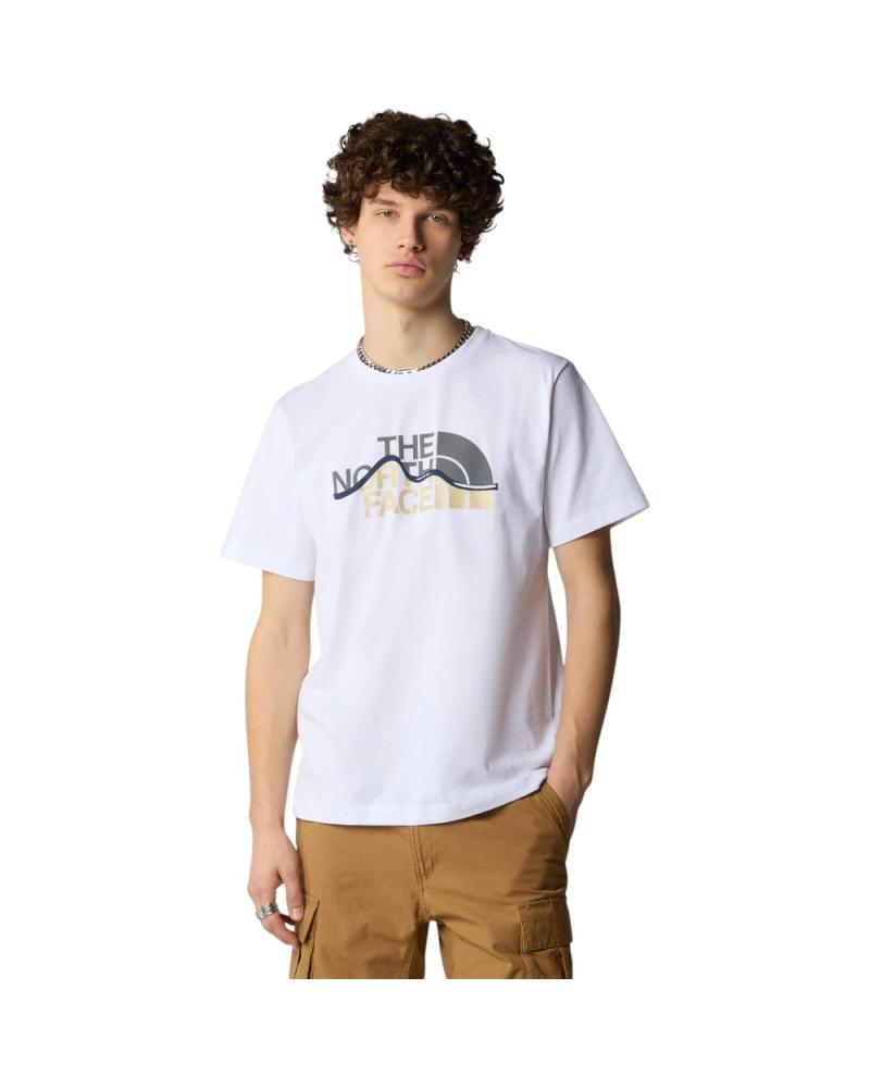 CAMISETA THE NORTH FACE MOUNTAIN LINE NF0A87NTFN41 BLANCA BLANCO