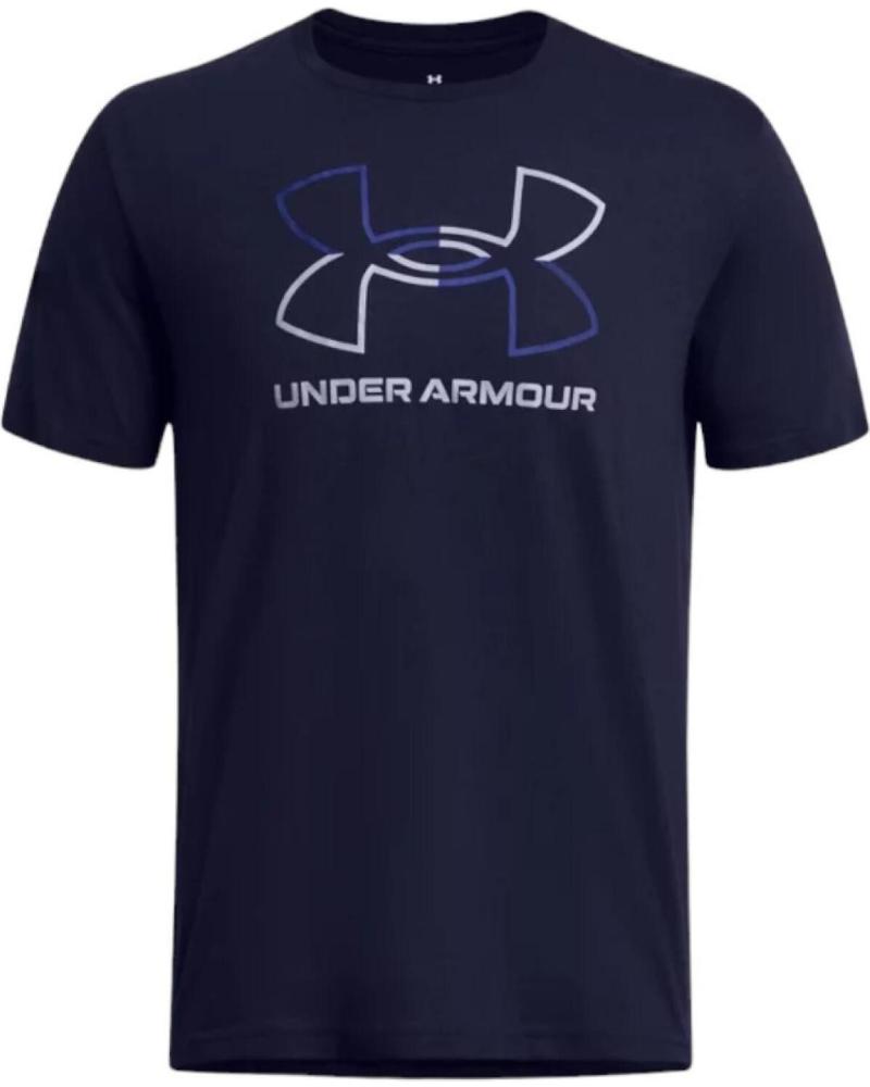 CAMISETA UNDER ARMOUR FOUNDATION 1382915-410 AZUL MARINO 410