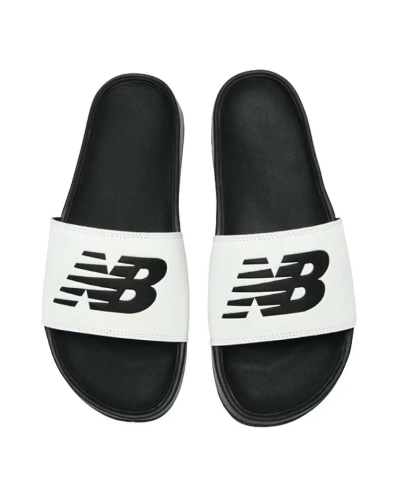 Chanclas de Hombre New Balance Chanclas Suf 200 Negro Flip Flops SUF200B3 Blanco