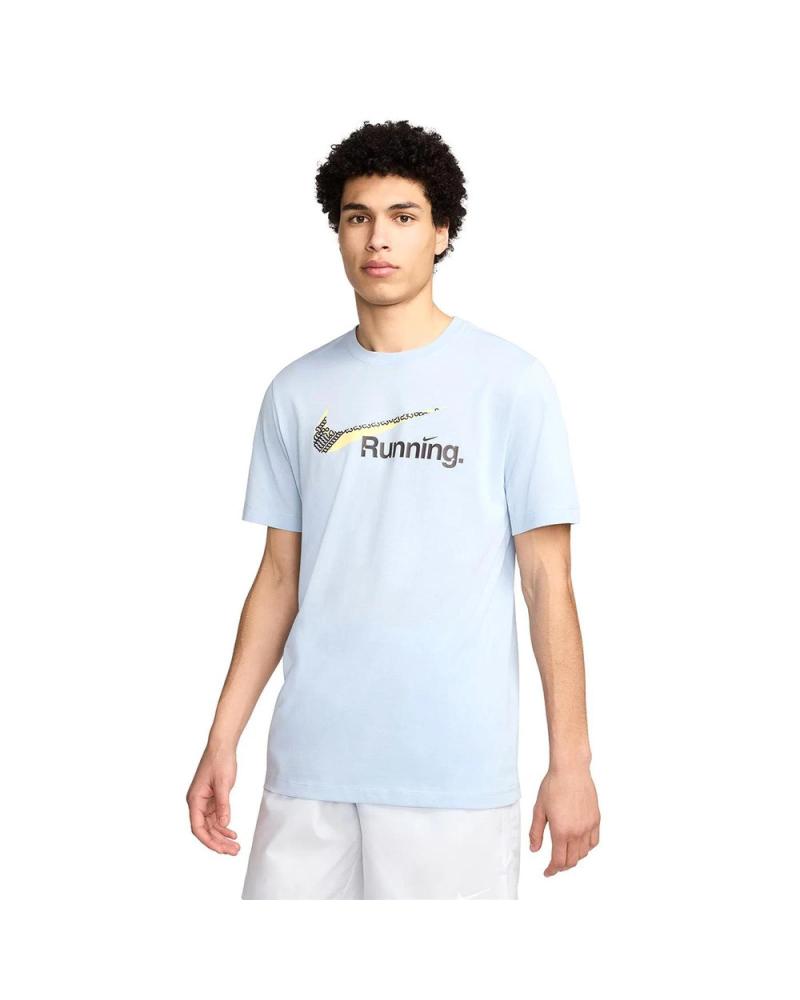 NIKE CAMISETA DF RUN HERITAGE AZUL FZ0564-440 AZUL