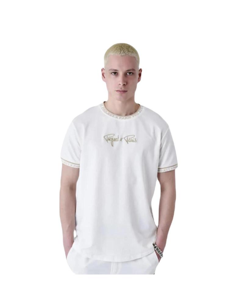 PROJECT X PARIS CAMISETA MANGA CORTA LOGO BORDADO BEIGE 2310019-OWBG OWBG