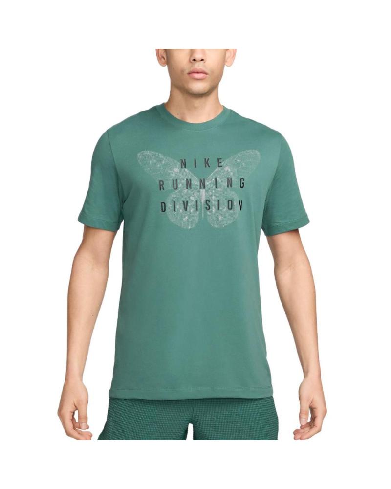 CAMISETA NIKE DF TEE RUN DIVISION RUNNING VERDE (FV8388) VERDE