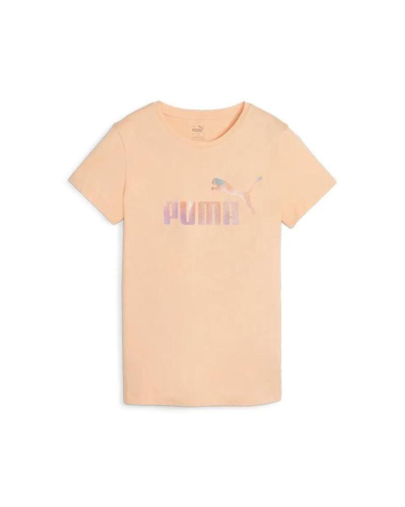 CAMISETA PUMA ESS SUMMER DAZE DE MANGA CORTA PEACH NARANJA ROSA 679921-45 NARANJA