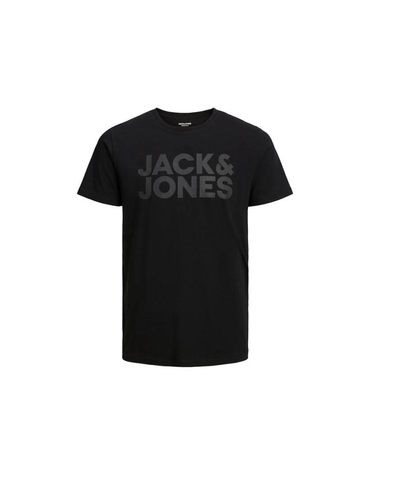 JACK & JONES CAMISETA LOGO 12152730 NEGRA BLACK