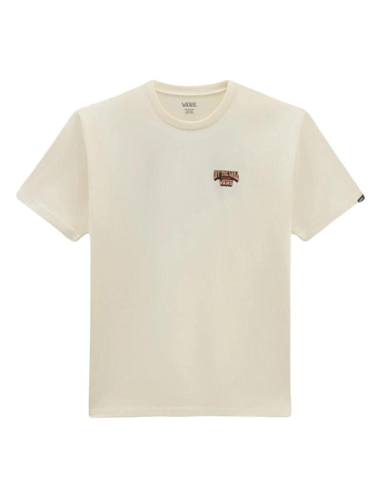 CAMISETA VANS RETRO ROLL TEE ANTIQUE BLANCO VN BEIGE