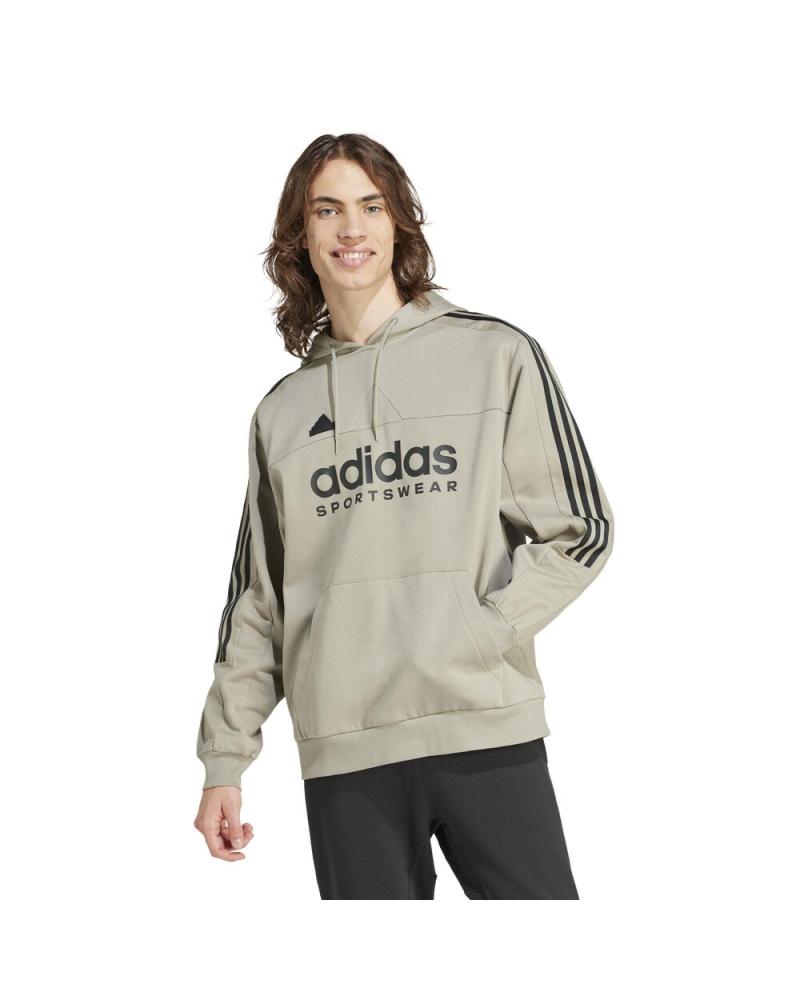 SUDADERA CON CAPUCHA ADIDAS TIRO HOUSE OF SPORTSWEAR VERDOSO GRIS (IV81) GRIS
