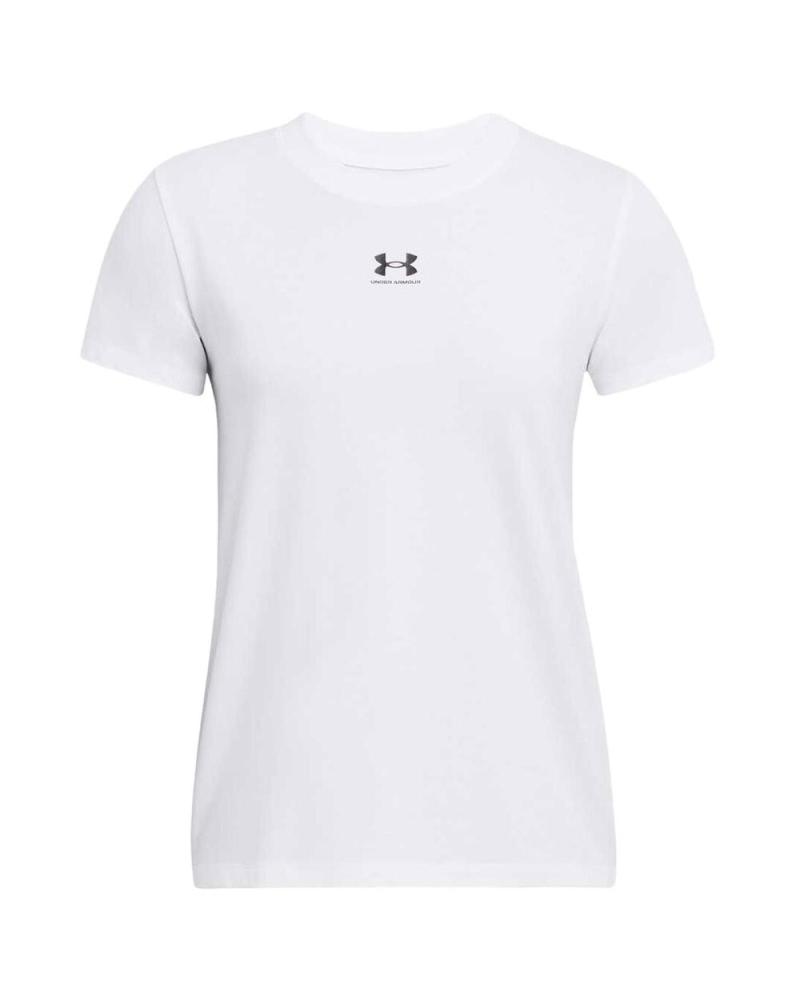 CAMISETA UNDER ARMOUR CAMPUS CORE SS 1383648-100 BLANCA BLANCO