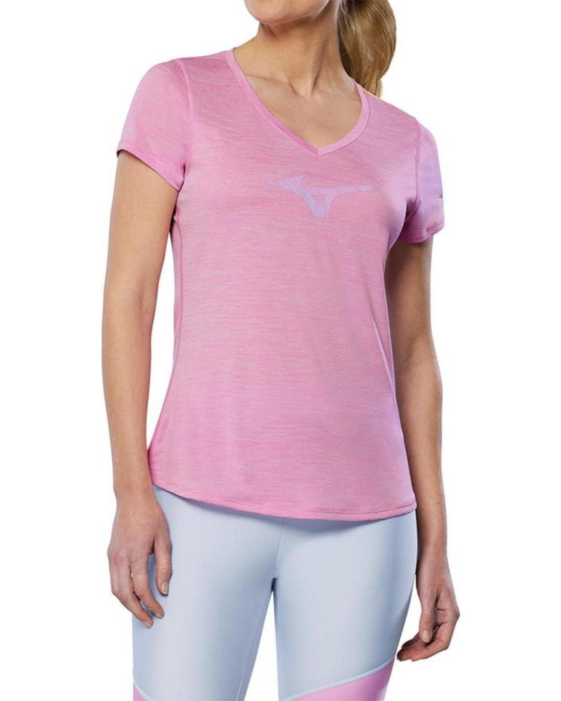MIZUNO CAMISETA IMPULSE CORE RB TEE WOS VIOLETA LILAC CHIFFON VIOLETA