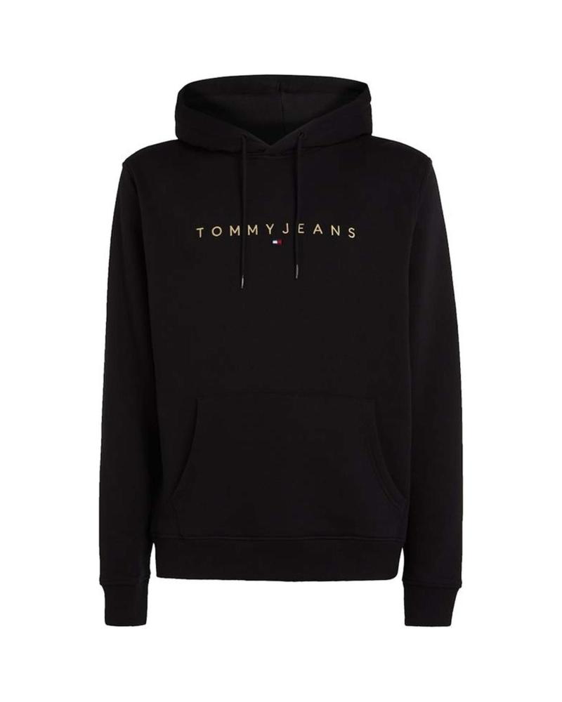 TOMMY HILFIGER SUDADERA CON CAPUCHA DM0DM20503 NEGRA LOGO TONAL NEGRO