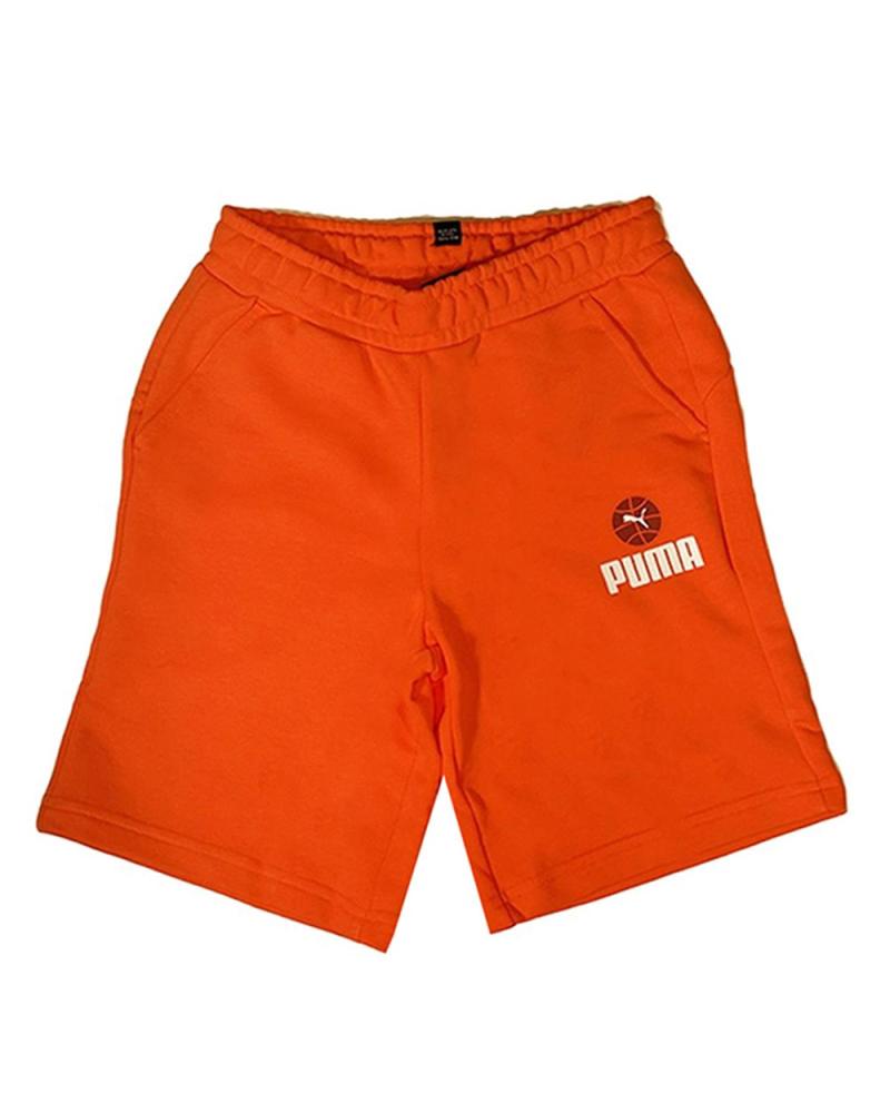 PUMA PANTALÓN CORTO BALONCESTO BPPO JUNIOR NARANJA 2