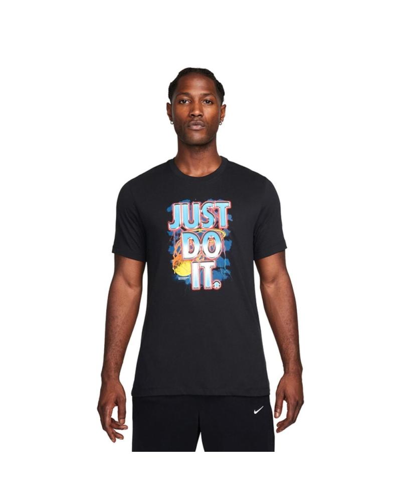 CAMISETA NIKE DRI-FIT JUST DO IT P1 NEGRA | FN0813-010 NEGRO