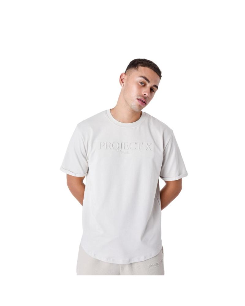 CAMISETA PROJECT X PARIS RELIEF TEE BEIGE 2310075-GG BEIGE