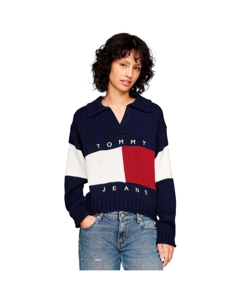 JERSEY TOMMY HILFIGER FLAG RUGBY AZUL AZUL