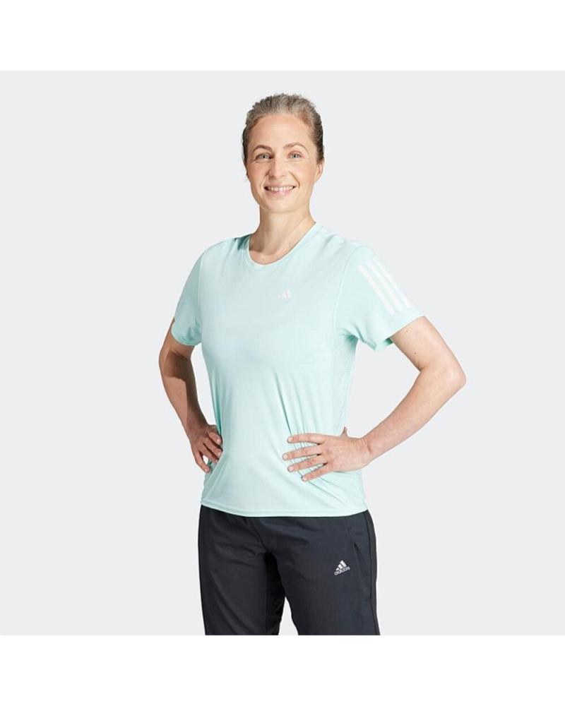 ADIDAS OWN THE RUN IL4131 CAMISETA MANGA CORTA VERDE AGUA AMARILLO