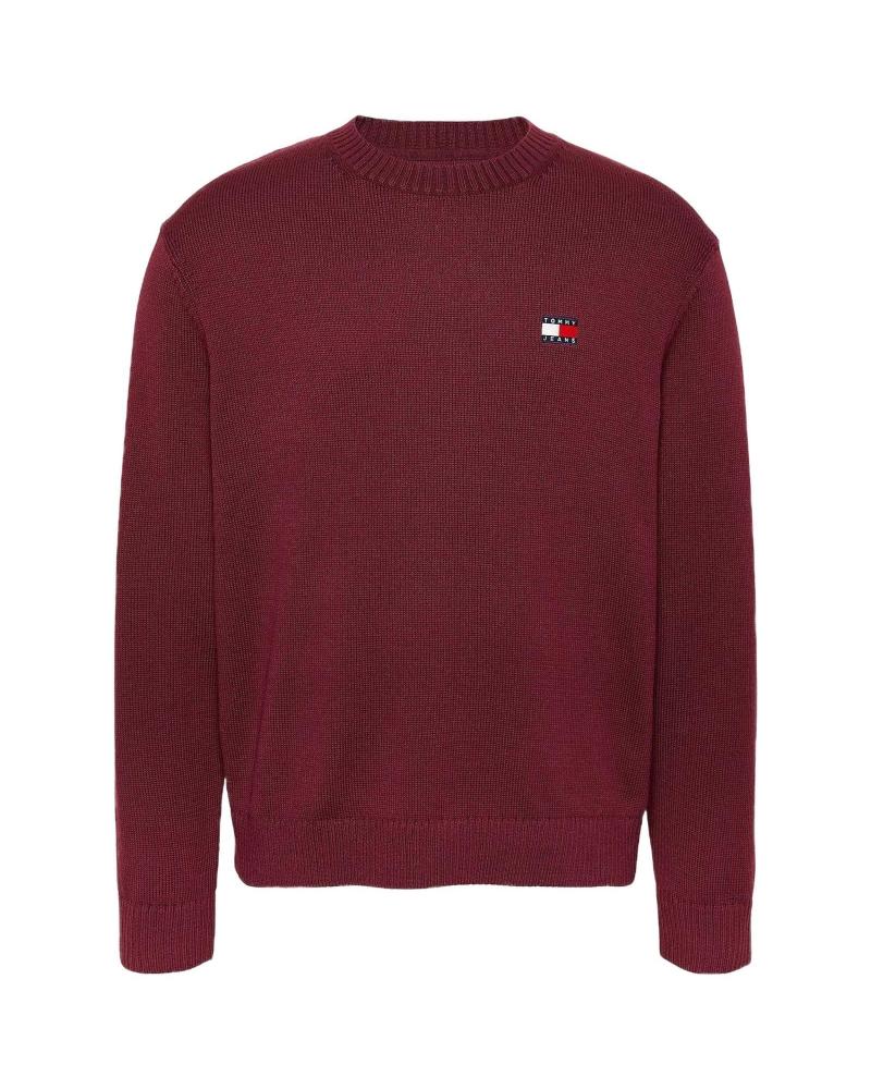 SUDADERA TOMMY HILFIGER CLÁSICA ROJA ROJO