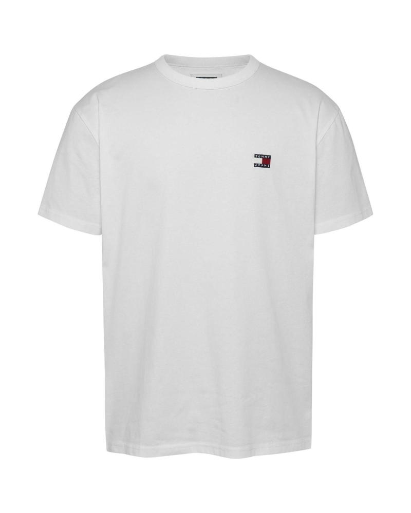 TOMMY HILFIGER CAMISETA DE ALGODÓN BLANCA CON LOGO BLANCO