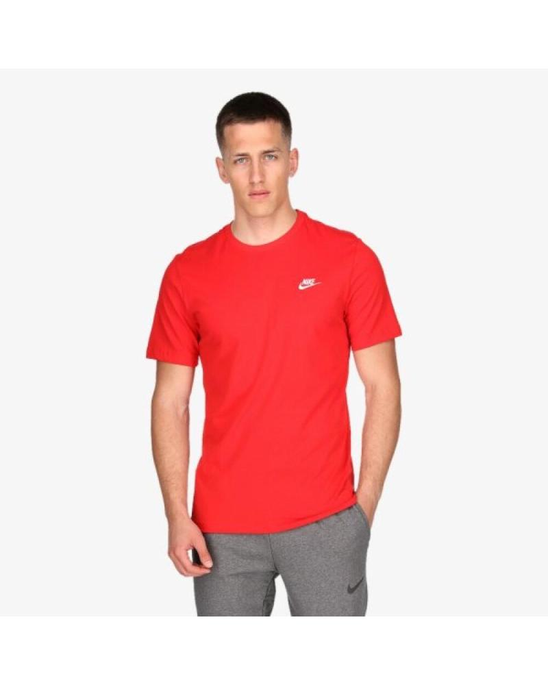 NIKE CAMISETA M NSW CLUB SPORTSWEAR T-SHIRT ROJA AR4997-657 ROJO
