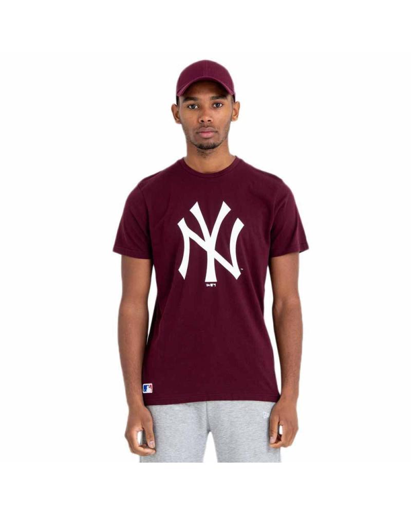 CAMISETA NEW ERA LOGO NEW YORK YANKEES GRANATE 11863695 ROJO