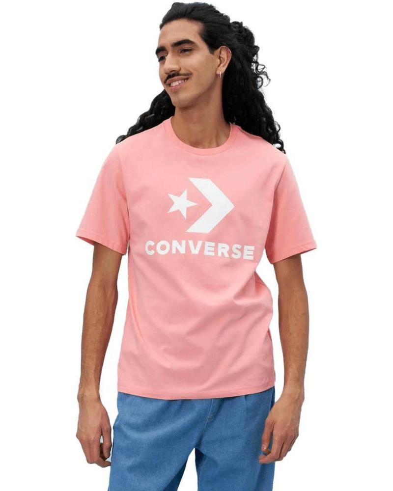 CONVERSE CAMISETA STAR CHEVRON FLAMIN STANDARD FIT 10025458-A17 ROSA ROSA